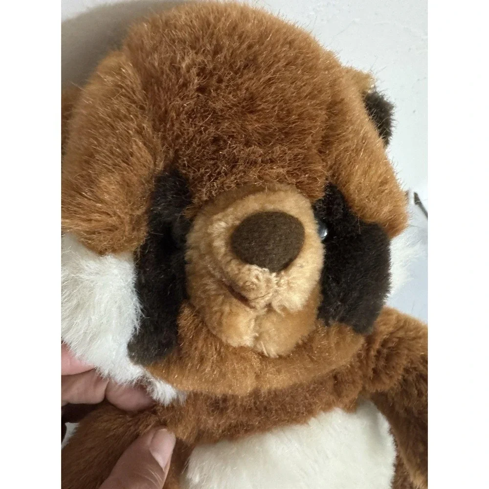 VTG 1985 Prestige Toy Corp. Collection Raccoon Plush Stuff Animal WhiteBelly 11